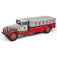 Dodge 3-tona platforma TRUCK TEXACO serija Diecast model automobila za 1- skalu, brušeni metal i crveni