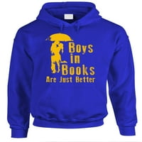 U knjigama su jednostavno bolje - runov pulover Hoodeie, mornarica, velika