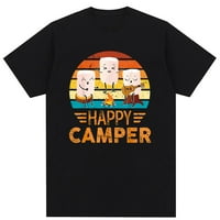 Smiješan sretan marshmallow Camper slatka za dječju majicu za muškarce