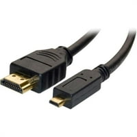 Ft Micro mužjak za muški pasivni adapter kabel - crni