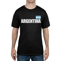 Svjetski kup Argentina Flag & Lets Black Soccer majica - Srednja