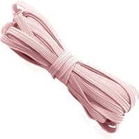 Trgovina za obrezivanje ravna elastična kabela pletenica Stretch remen tanka elastična struna - ružičasta, 100mtr
