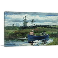 Plavi brod Canvas Art Print Winslow Homer - Veličina: 40 26