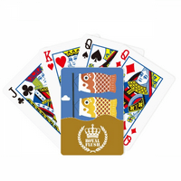 Lokalna japanska fultual riblji zastava Royal Flush Poker igračka karta