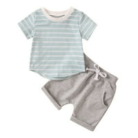 6- mjeseci dječake pamučne majice i kratke hlače Outfit Set Toddler Kids Baby Boys Fashion Slatki kratki
