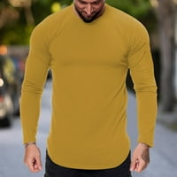 Košulje za muškarce Veliki i visoki pamučni mješavi dugi rukav velike i visoke majice za muškarce 3xLT