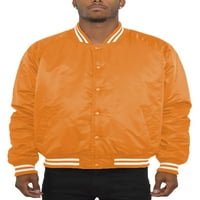 Muška premium klasična gumba za bejball letterman varsity bomber jakna vjetar