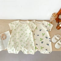 Kneelentni unisni baby kratki rukav Bodysuit baby Giftset Set odjeće