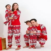 Peyakidsaa božićne pidžame za obiteljski medvjed Xmas PJS podudaranje za spavanje za spavanje noćna