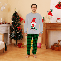 Božićne pidžame za porodičnu organsku pamučnu porodičnu kupaonicu Porodica podudaranje flanela pidžama