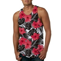 Muška ljetna modna casual labava sportska obala Primorska havajska jakna za ispis prsluk top bluza yutnsbel