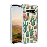 Rustikalni-cactus-desert-dizajn - telefon za telefon, dizajniran za LG V tanjac CASE meko TPU za djevojke dječake poklon, otporni na udarcu