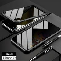 Summirk Anti-Peep Magnetni oglas Metalni futrola za telefon za iPhone plus dvostrani čaša za stakleni poklopac za iPhone XS MA XR futrole