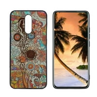 Kompatibilan sa LG Xpression Plus futrolom telefona, Hippie-Art Case Silikonska zaštitna za teen Girl Boy Case za LG Xpression Plus 2