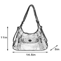 Avamo Žene Tote torba Multi džepovi Ruksak ruksak PU kožne torbe na rame Višenamjenske dame odvojivo