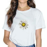 Ženska majica Suncokret Daisy majica slatka nadahnuta majica kratkih rukava majica