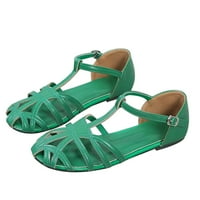 OAVQHLG3B sandale za žene čišćenje novih ženskih sandala kopča ljeto za ženu modna casual obuća za odmor Retro rimske nožne sandale žene