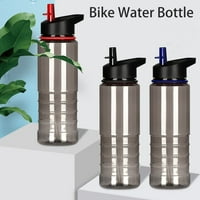 Occkic prijenosni sportski boca sa slamom i ručkom bocom za curenje vode za sportsku školu Biciklizam planinarenje-zelena