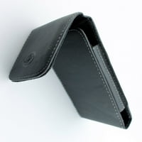 Vertikalna kožna futrola za poklopac sa okretnim klipnim kopčom za pojačanje mobilne HTC Desire * Odgovara