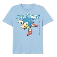 Sonic Ježa Muška majica kratkih rukava svijetloplava plava