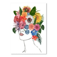 Americanflat cvijeće dame I by Annie Warren by World Art Group Poster Art Print