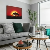 Uokvirena platna zidna umjetnost za dnevni boravak, spavaće sobe kućne umjetničke slike Ogroman drvo
