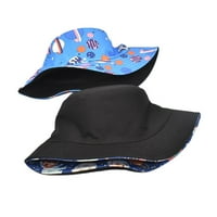 Vanjski ribolovski šešir višebojni kašika hat uv zaštićena plaža za sunčane kape za putnička odjeća za odjeću UNI