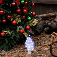 SRSTRAT se osvijetlili pingvin božićne ukrase na otvorenom, blistavi pingvin s vanjskim dekorom na vanjskom