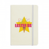 Sretan uskršnji dan povratka Art Deco modna bilježnica Službeni tkanini Tvrđeni pokrivač Klasični dnevnik