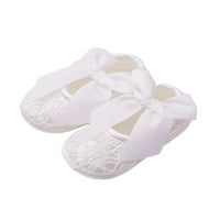 Bellella Infant Mary Jane Prewalker Crib Cipele Bowknot Flats Comfort Princess Haljina cipela Prva šetač