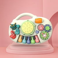 Twinkseal Sentory Angagement igračka za bebu višenamjenske dječje muzičke igračke elektroničke klavir za mališane sa senzornim bojama za rano