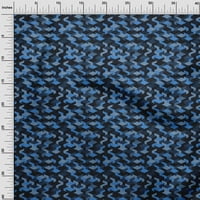 Onuone viskoznog dresa srednje plave tkanine Sažeci šivaći materijal za ispis tkanine pored dvorišta
