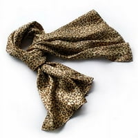 Blancho Chic Leopard zrna boja super mekani svileni šal za omota - mali