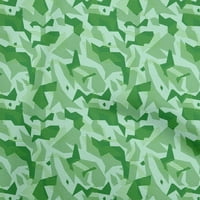 Onuone viskoznog dresa Zelena tkanina apstraktna tkanina za šivanje tiskane plovidbene tkanine sa dvorištem
