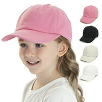 Dječje kape Jednobojno pamučno prozračna kapa Baby slatka podesiva sunhat bejzbol šeširi 1- godina ,,