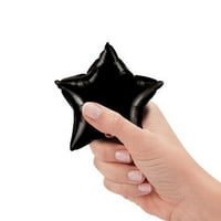 Mini zvezda - ony crna folija mylar balon - zabava za potrebu za zabavom