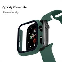 Case + remen za Apple Watch Bands Silikonski ručni trake sa zaštitnikom zaslona IWATCH SE