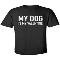 Moj pas je moja majica za kratku rukavu za valentinu