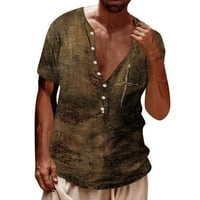 IOPQO MENS majica Štampanje T Kratki modni rukav Muški digitalni 3D pričvršćivača Ležerne prilike, Ljetni