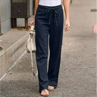 MAFYTYTPR Ženske kratke hlače za ljetne casual ženske ležerne džepove u boji kandidaže elastične struke