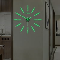 Cuoff naljepnice bez osvjetljenih zidnih satova DIY digitalni sat DIY zidni sat Početna DIY Clock Kit