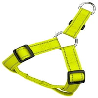 Country Brook Petz® vrući žuti reflektivni najlonski korak u obliku psa - srednji