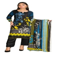 Pakistani Salwar Kameez indijske haljine za žene spremne za nošenje vezenja Merino