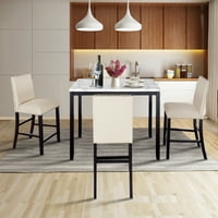 Moderan kuhinjski stol za kuhinje sa 5 komada set za trpezariju za trpezariju Kuhinja dnevni boravak