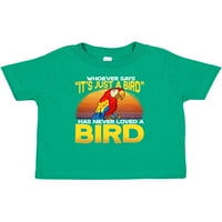Inktastični parrot Funny Bird Lover poklon mališač majica majica ili mališana