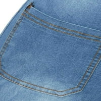 Glookwis casual pantalone za žene Jednobojno bootcut bljeskalice sa džepovima sa džepovima Bljeskali