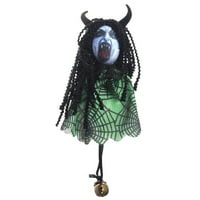 Ghost Face Privjesak Halloween Charm uklet melodije sablasne duhove lutke Halloween viseći ukras sa zvonima mekom
