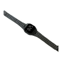 Leky Fashic Digital Watch Electroplated Shell LED displej HD kompatibilne s čišćem image vodootporni satovi elektronički ručni sat sat crna jedna veličina