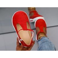 Welliumiy Womens Loafers Ploče pumpe T-remen Comfort Cipele Vožnja Mary Jane Rad Nepusnica za gležnjeve