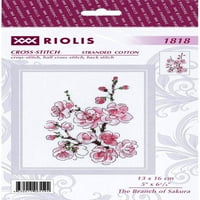 Riolis Cross Stitch Kit Podružnica Sakure